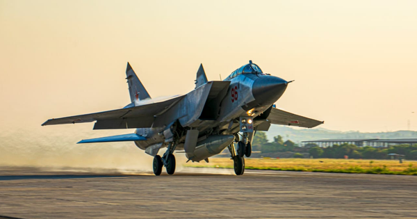 Rumores sobre el despliegue del caza interceptor supersónico MiG-31K por parte de Rusia en Bielorrusia