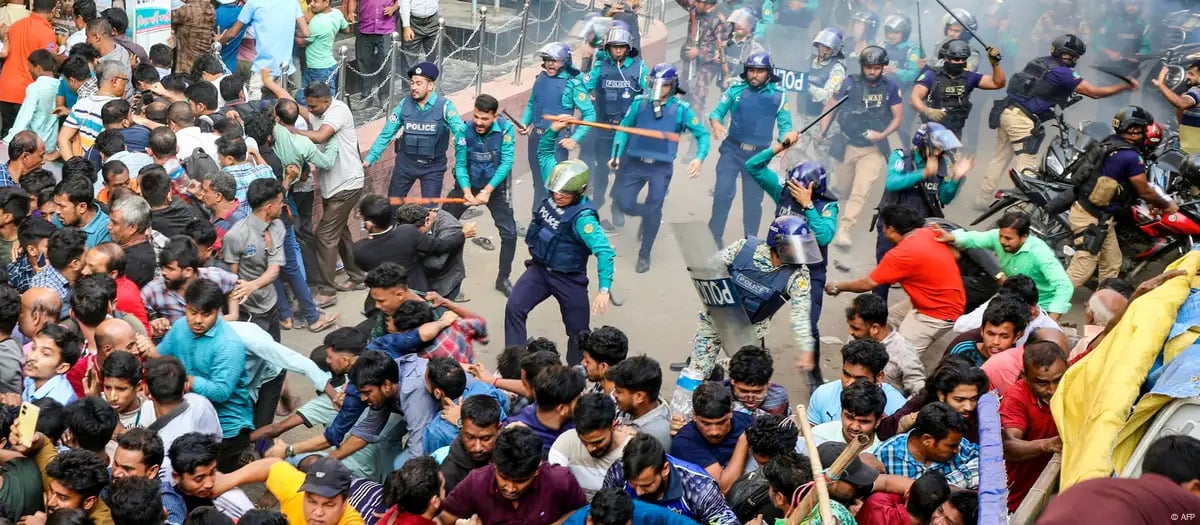 Gewalt eskaliert in Bangladesch inmitten hinduistischer Proteste Bild 1