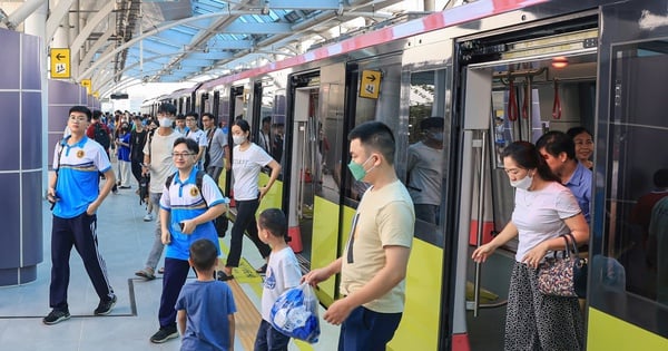 Gần 400 nghìn người đi metro Nhổn