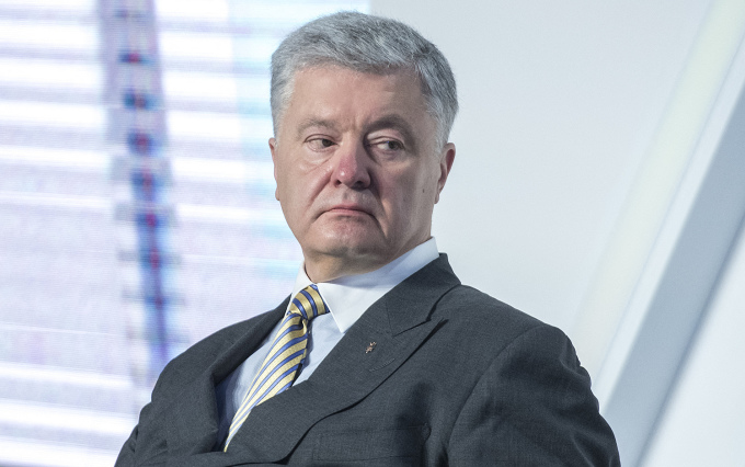 Бывший президент Украины Петр Порошенко в Киеве в мае. Фото: AFP
