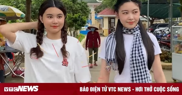 En visite à leur père au studio, les deux filles du MC Quyen Linh ont immédiatement provoqué une « fièvre »