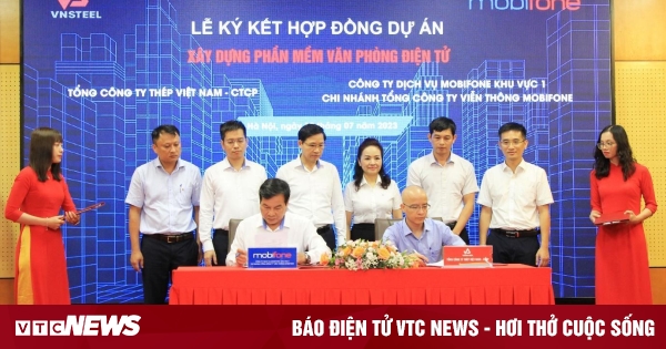 MobiFone chung tay đẩy mạnh chuyển đổi số cùng VNSTEEL