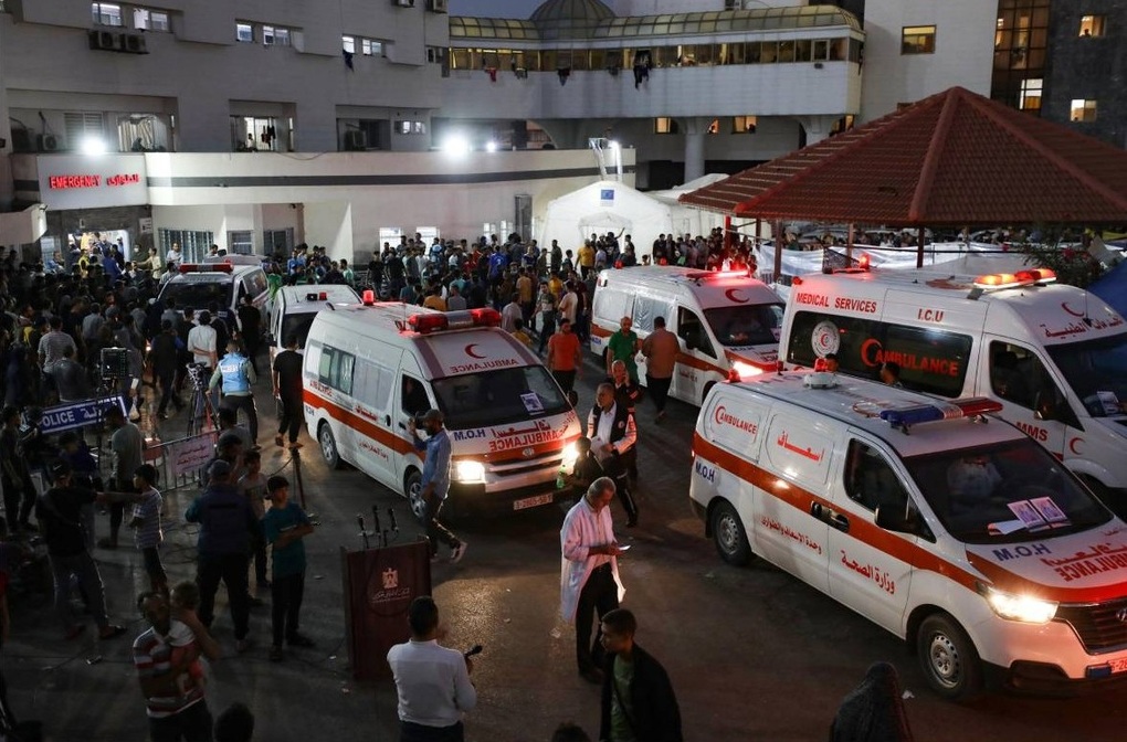 Israel cáo buộc lực lượng Hamas trốn dưới bệnh viện lớn nhất Gaza - 1