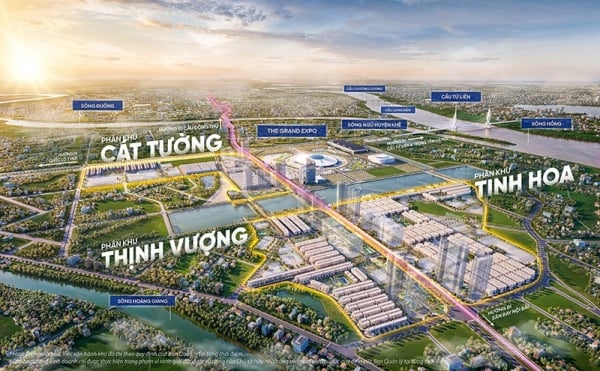 Which projects are creating attraction for the real estate market in Northeast Hanoi?