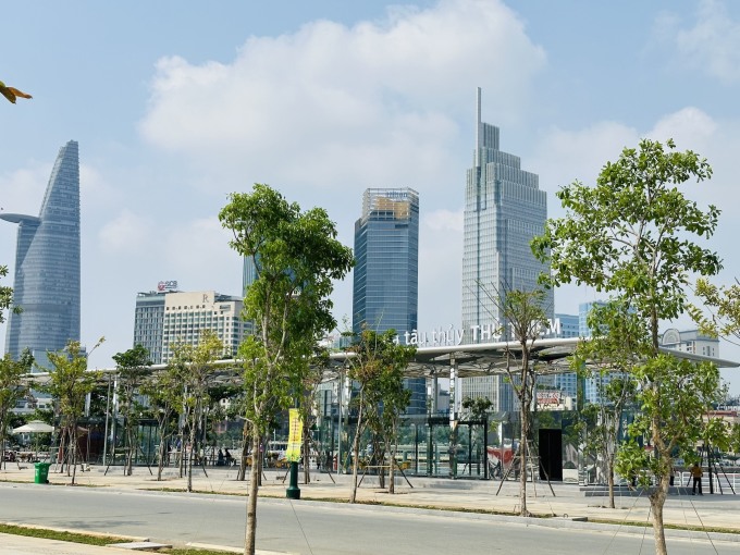 The new Thu Thiem water bus station space is now operational. Photo: Saigon Waterbus