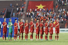 Vietnam U20 Women's Team Finishes Second Qualifying Round in Second Place in Group A