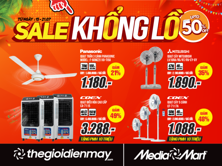 7 ngày sale khổng lồ giảm đến 50% có tại MediaMart - 3