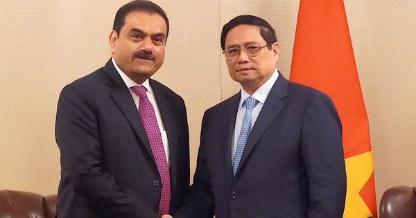 ក្រុមហ៊ុន Indian Adani Group ចង់វិនិយោគជាង 2 ពាន់លានដុល្លារអាមេរិក ដើម្បីសាងសង់កញ្ចប់កំពង់ផែឆ្លាតវៃពេញលេញនៅ Lien Chieu