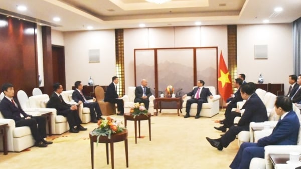 Prime Minister Pham Minh Chinh receives leaders of China Railway Corporation and China Power Construction Corporation