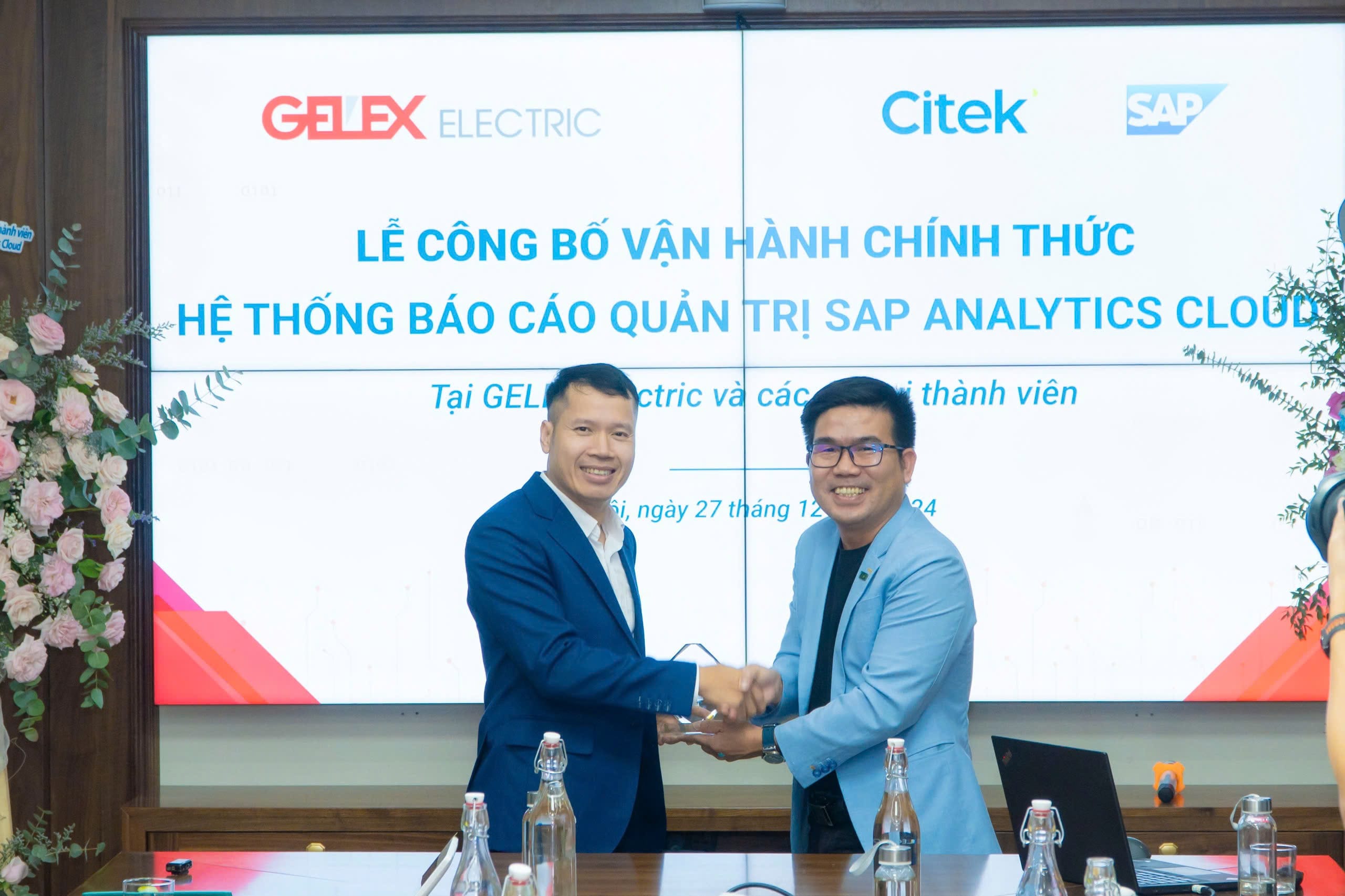 GELEX Electric ដំណើរការប្រព័ន្ធរាយការណ៍ការគ្រប់គ្រង SAP ANALYTICS CLOUD