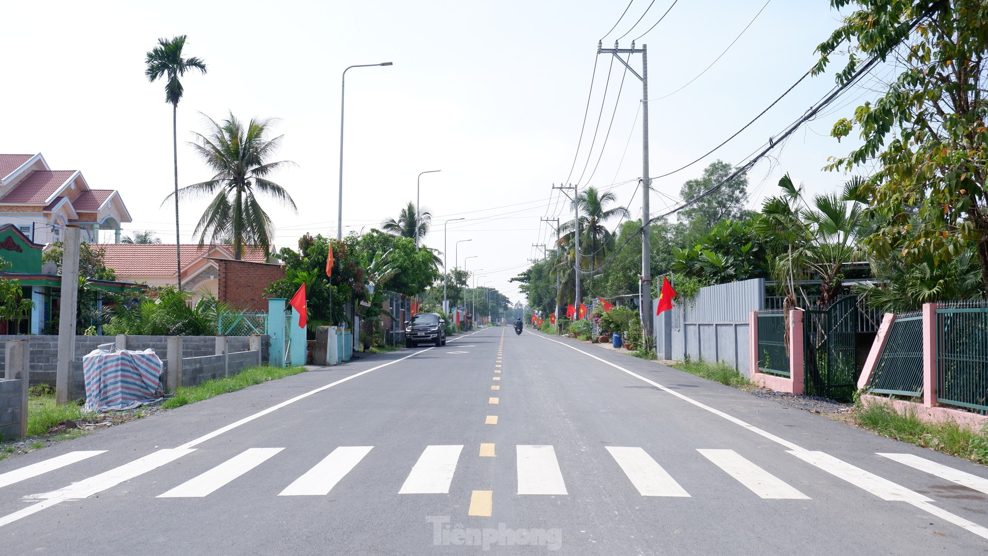 បើកផ្លូវតភ្ជាប់កោះ Long Phuoc ជាមួយទីក្រុង។ រូបថត Thu Duc ៦