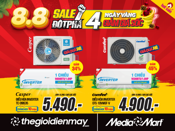 8/8 MediaMart sale đột phá, 4 ngày giảm giá sốc - 2