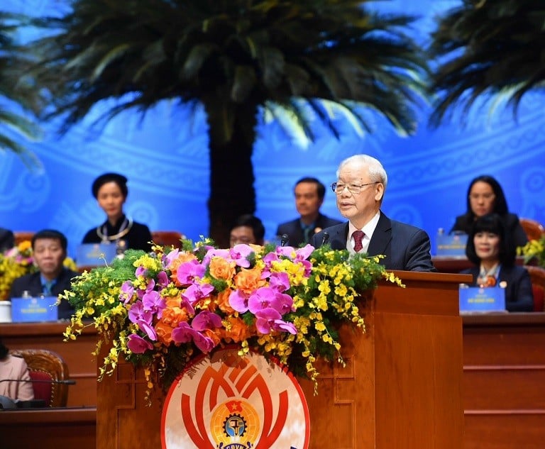 Tổng Bí thư Nguyễn Phú Trọng: Công đoàn phải hiểu rõ niềm vui, nỗi buồn của người lao động