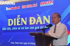 Diễn đàn “Gắn kết, chia sẻ và lan tỏa giá trị nhân văn”: Trách nhiệm của cơ quan báo chí với các hoạt động an sinh xã hội