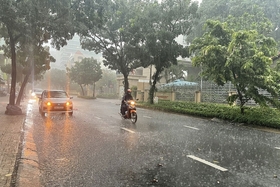 州内の多くの地域で降雨量が100mmを超えた。