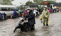 Continuous heavy rain, flood warning on Dong Nai - La Nga river system