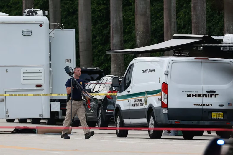 【写真】ドナルド・トランプ氏のゴルフコース付近の銃撃現場の捜査 写真6