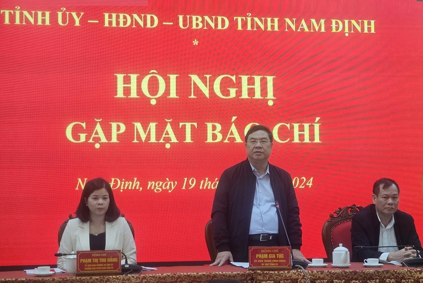 Gặp mặt các cơ quan báo chí đầu năm 2024