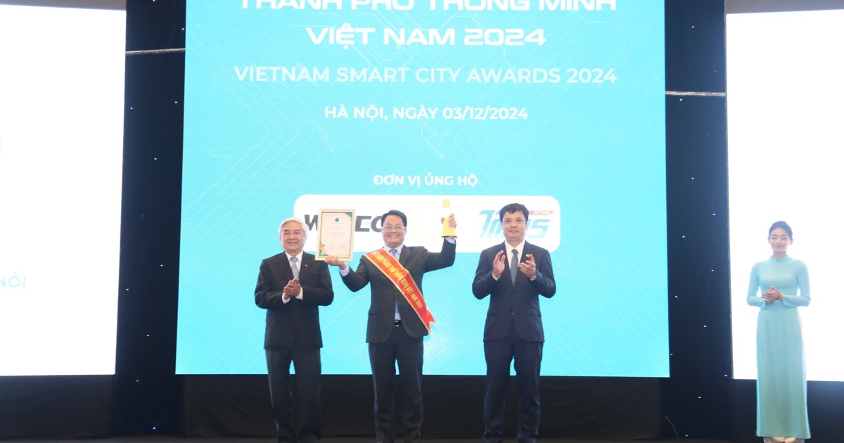 ฮานอยได้รับรางวัล Vietnam Smart City Award 2024