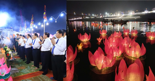 The Da River in Muong land is shimmering and magical during the Cau Ngu and lantern releasing ceremonies.