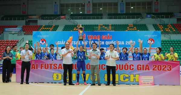 Cầu thủ ghi đến 5 bàn, giúp đội bóng vô địch giải futsal nữ 2023