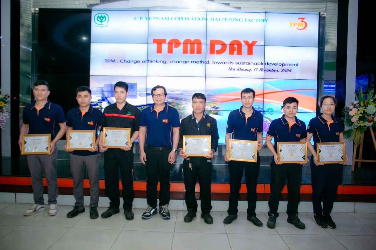 Ngày hội TPM Day tại C.P. Việt Nam- Chi nhánh nhà máy tại Hải Dương.