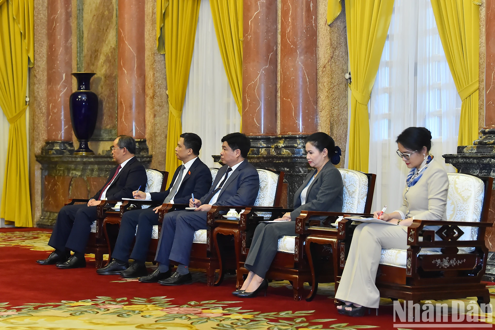 [Photo] Le président Luong Cuong reçoit le président de l'Assemblée nationale de la République d'Arménie Alen Simonyan photo 6