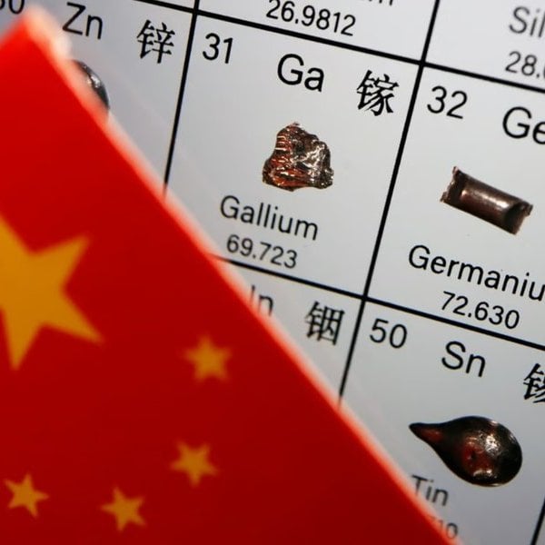 ¿Cómo afecta la prohibición de exportación de galio por parte de China a Estados Unidos?