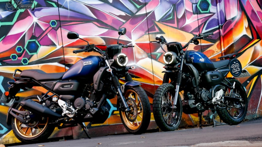 Look at the fz x 2024 with the old style and start the engine with picture 1