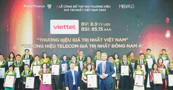 Viettel giữ vững thương hiệu giá trị nhất Việt Nam 8 năm liên tiếp