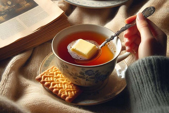 Ghee mit Tee kann Harnsäure reduzieren und die Darmgesundheit verbessern