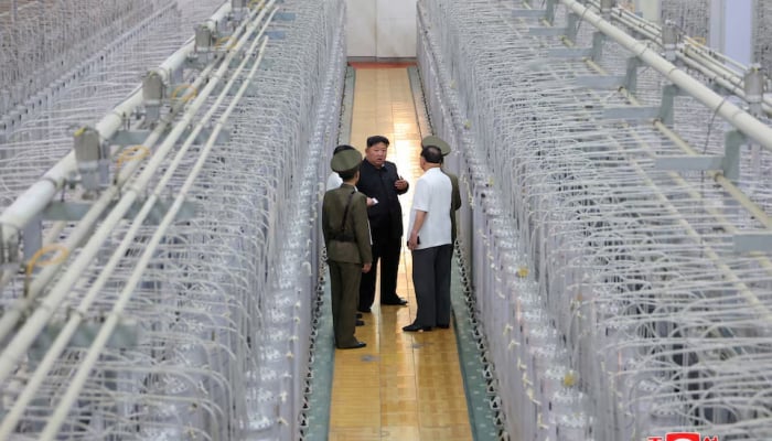 North Korea reveals first photos of secret uranium enrichment facility