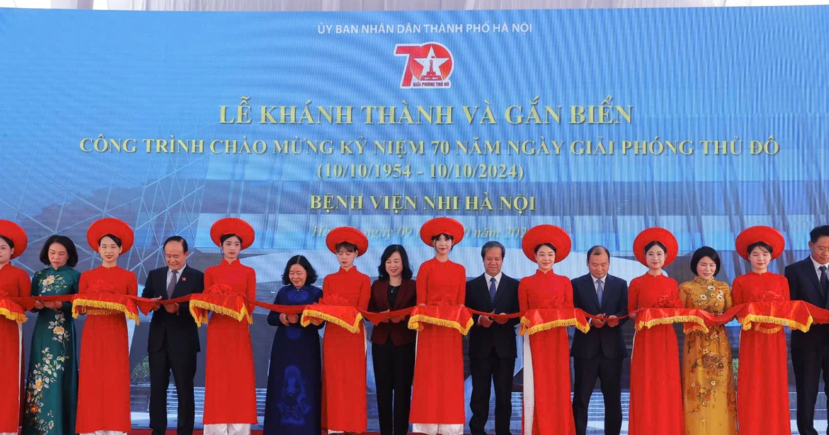 Inauguration and putting into use of Hanoi Children's Hospital