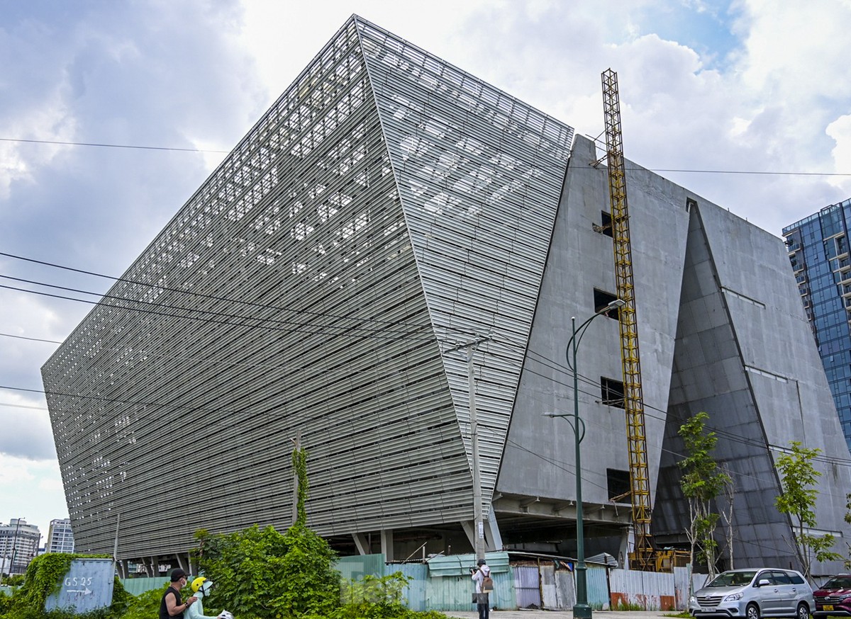 Aerial view of the 800 billion VND exhibition center in Thu Thiem about to be revived photo 3