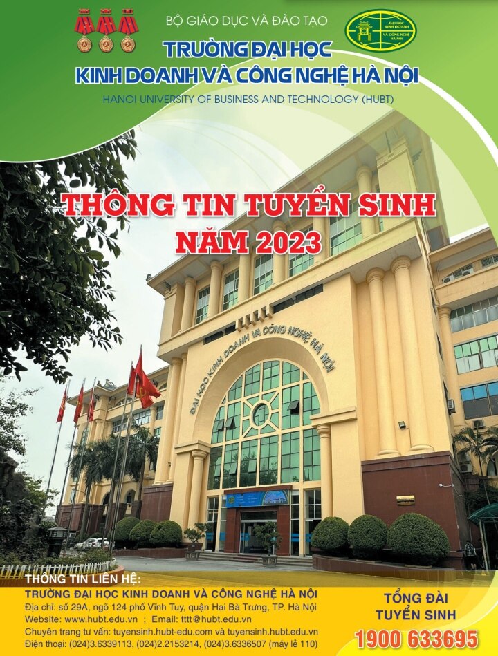 Trường Đại học Kinh doanh và Công nghệ Hà Nội tuyển sinh năm 2023 - 1