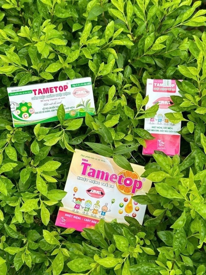 Tametop มีรูปแบบเม็ดและหลอดที่เหมาะสำหรับผู้ใหญ่