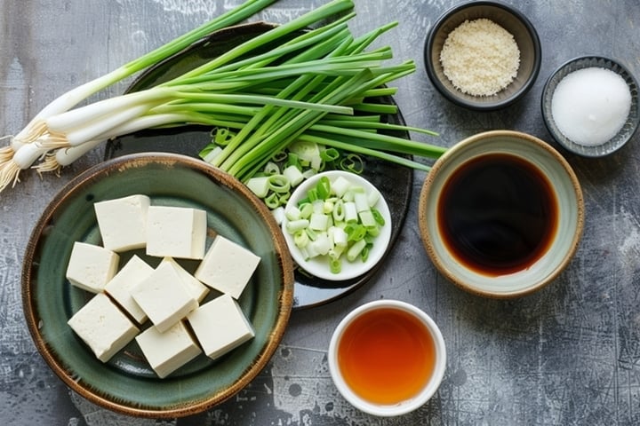 đậu phụ tẩm hành