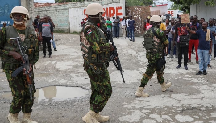 Kenyan police in Haiti on international assignment owed 2 months' salary