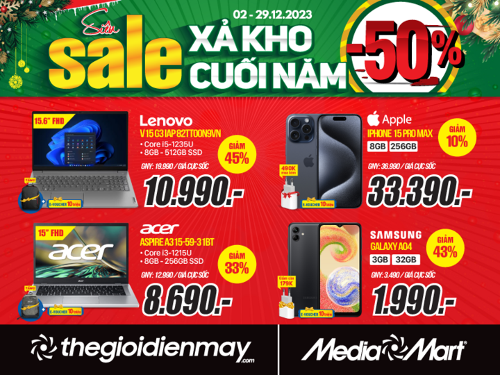 Xả kho cuối năm, siêu thị điện máy giảm đến 70% kích cầu mua sắm - 5