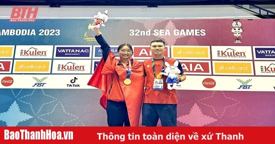 Các VĐV Thanh Hóa giành 17 huy chương tại SEA Games 32