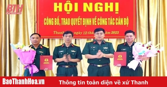 Đảng ủy Sư đoàn 341 công bố, trao quyết định về công tác cán bộ 