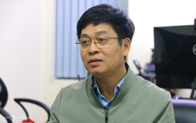 Director of Secondary Education Department Nguyen Xuan Thanh in an interview with VnExpress on February 27. Photo: Thanh Hang