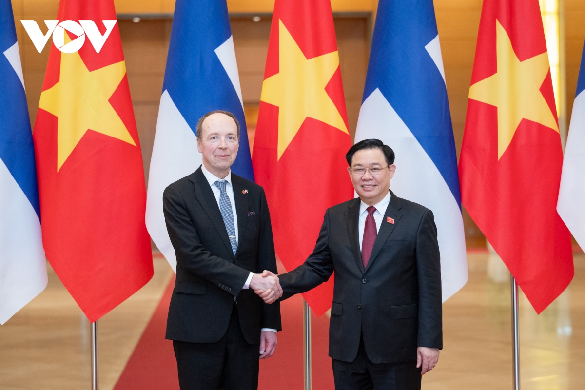 chu tich quoc hoi vuong Dinh hue hoi dam voi chu tich quoc hoi phan lan hinh anh 2