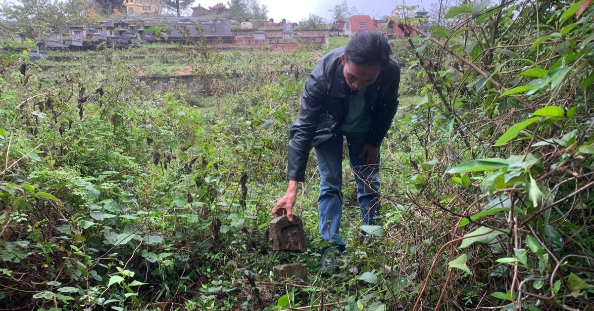 Joint burial tomb suddenly "disappeared" in Ha Tinh