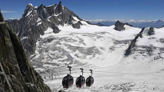 Gipfel des Mont Blanc. Illustrationsfoto: AFP