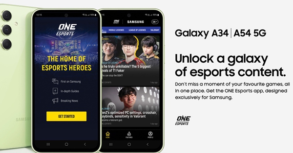 Samsung ra mắt ứng dụng thể thao điện tử ONE Esports