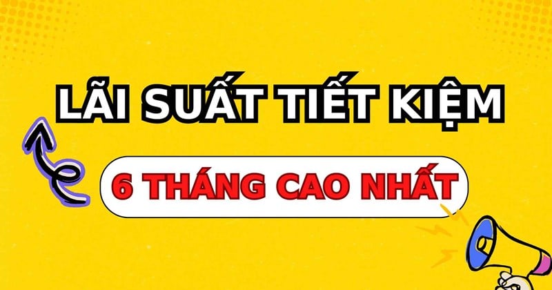 3 ngân hàng có lãi suất cao nhất khi gửi tiết kiệm 6 tháng