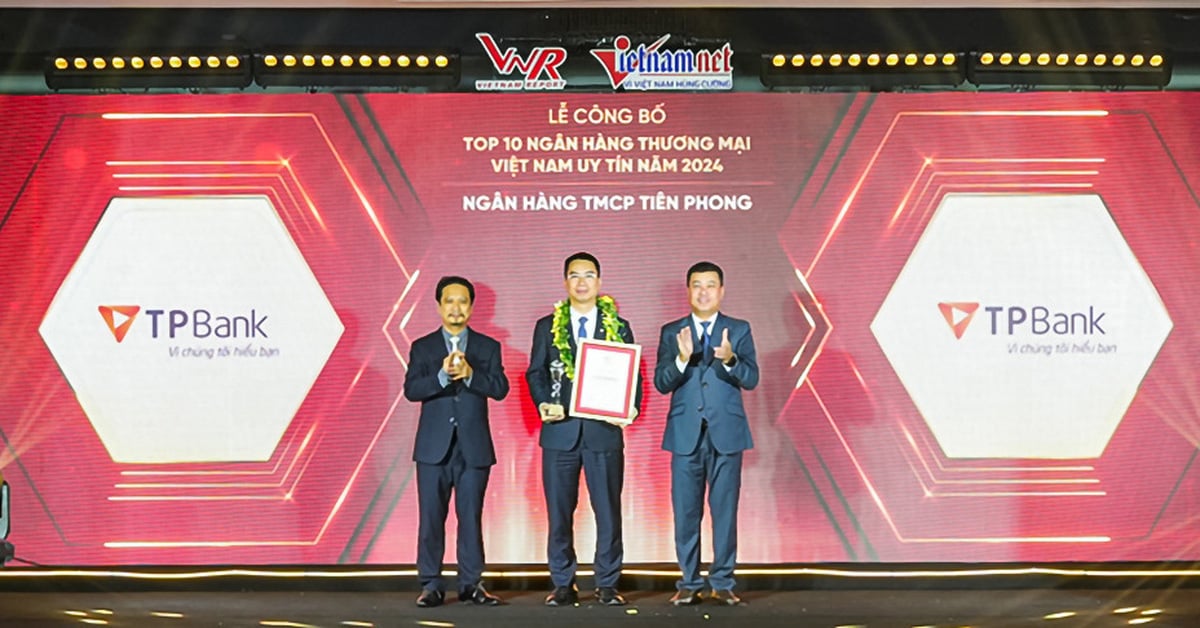 TPBank giữ vững vị trí trong top 10 ngân hàng Việt Nam uy tín