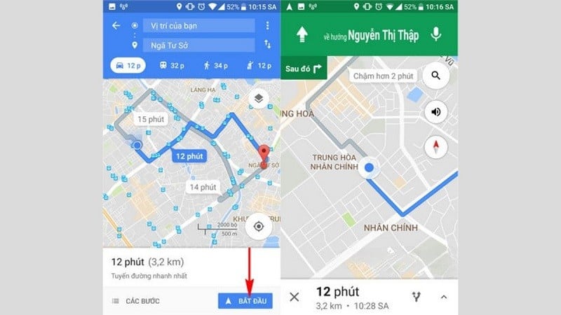 Bật Google Maps chỉ đường bằng giọng nói siêu đơn giản