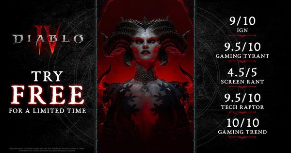 Blizzard đang cho chơi thử Diablo IV miễn phí trên PC